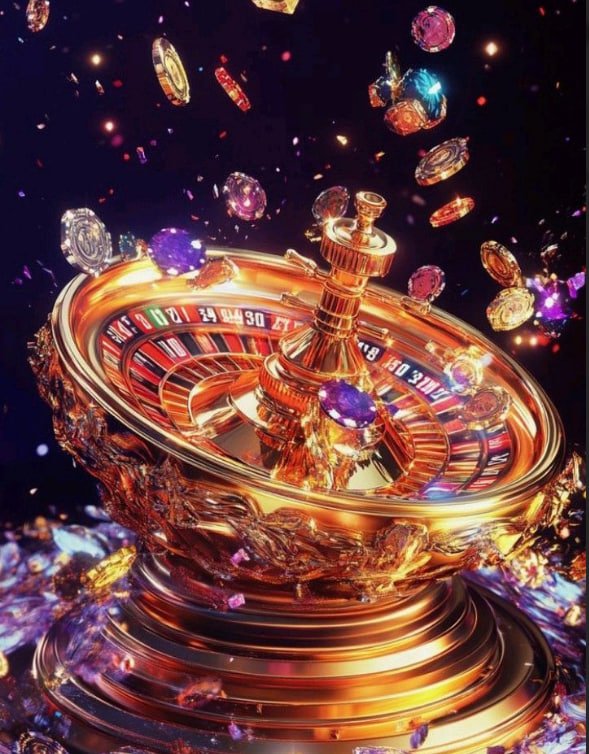 Antarmuka aplikasi mobile goldpot menampilkan halaman login dan menu utama